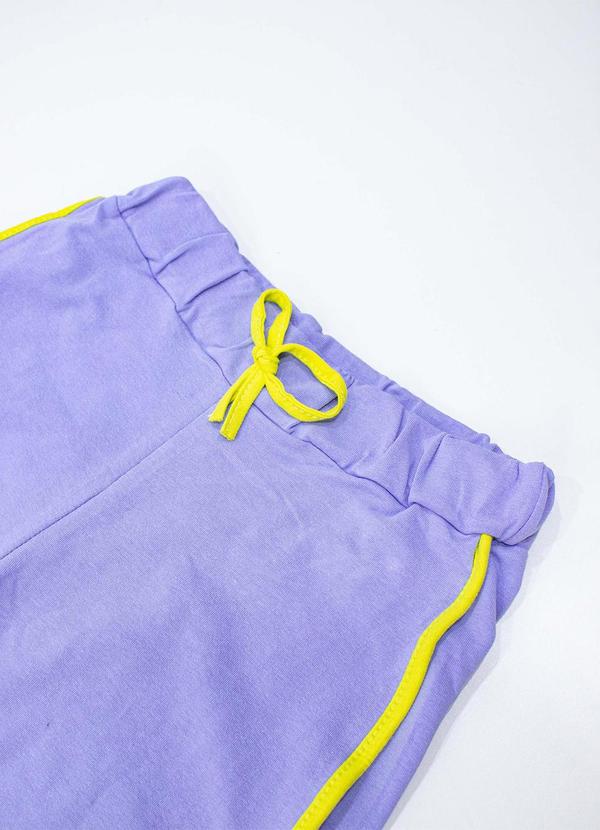 Turminha - Conjunto Juvenil Feminino Cotton Roxo 3