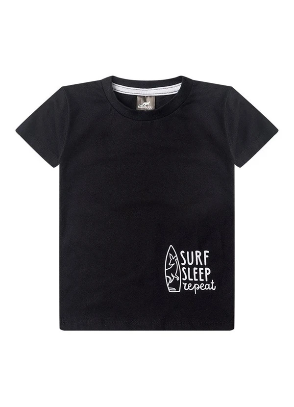 Rosa Azul - Conjunto Juvenil Surf Sleep Repeat Preto 2