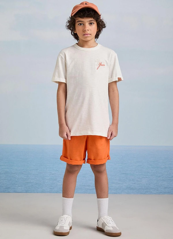 Youccie - Conjunto Laranja com Estampa Laranja