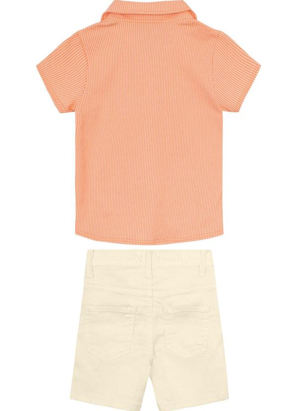 Carinhoso - Conjunto Laranja Comfort Canelada Menino 2