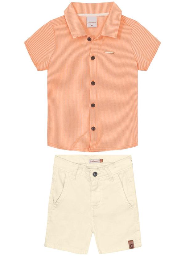 Carinhoso - Conjunto Laranja Comfort Canelada Menino 3