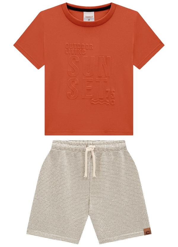 Carinhoso - Conjunto Laranja Sunset Comfort Menino 2