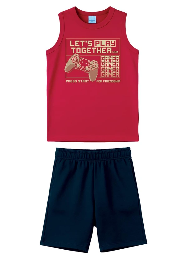 Malwee Kids - Conjunto Let'S Play Together em Vermelho