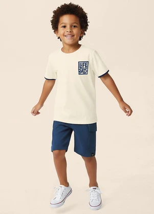 Malwee Kids - Conjunto Life Is Rad Moletinho Off White - MALWEE KIDS