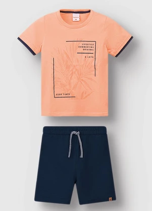 Carinhoso - Conjunto Lifestyle, Summertime, Good Time Salmão - CARINHOSO