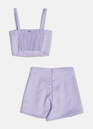 Authoria - Conjunto Lilás com Pregas  Lilás - AUTHORIA