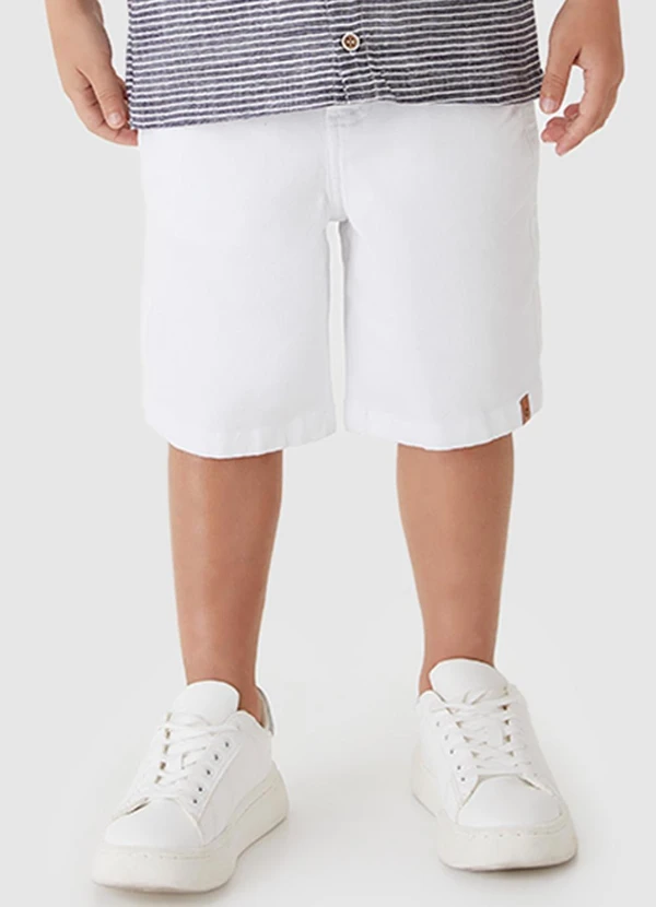 Carinhoso - Conjunto Listrada com Sarja Menino Cinza 3