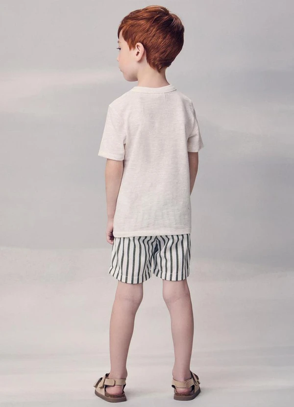 Youccie - Conjunto Listrado Branco 2