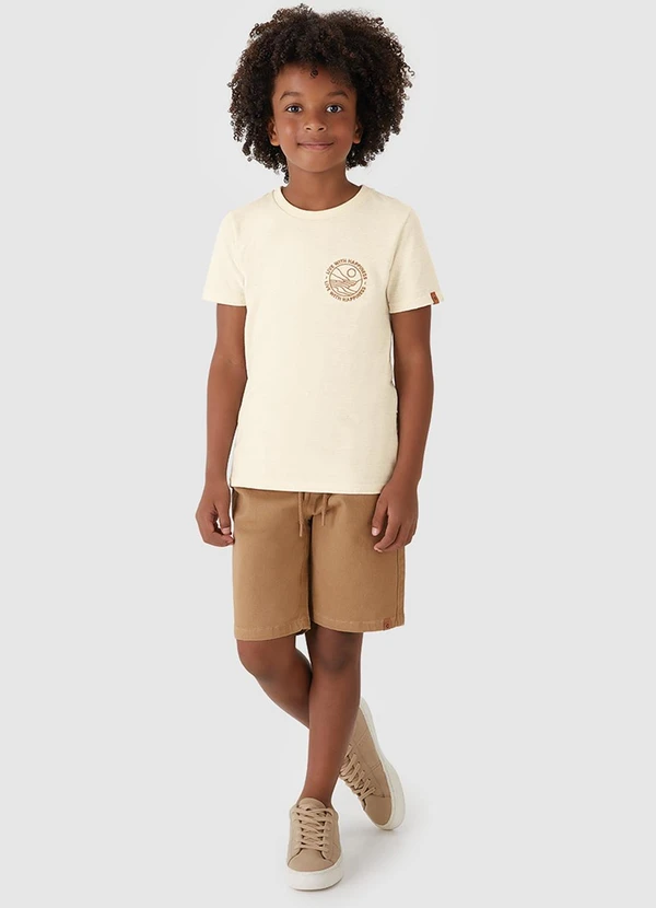 Carinhoso - Conjunto Live With Happiness Linho Azul Claro