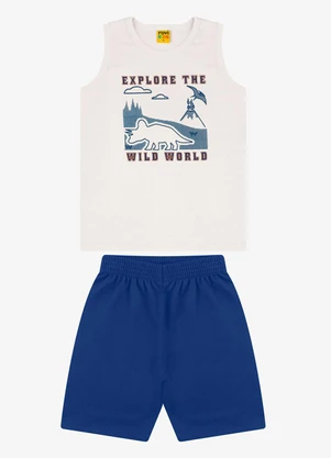 Rovi Kids - Conjunto Machao com Bermuda Bege - ROVI KIDS