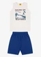 Rovi Kids - Conjunto Machao com Bermuda Bege - variação: Bege
