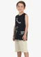 Rovi Kids - Conjunto Machão com Bermuda Masculino Preto - variação: Preto