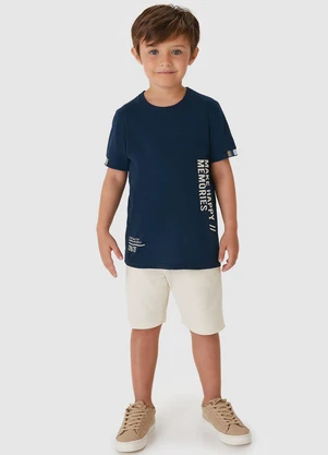 Carinhoso - Conjunto Make Happy Memories Azul Marinho - CARINHOSO