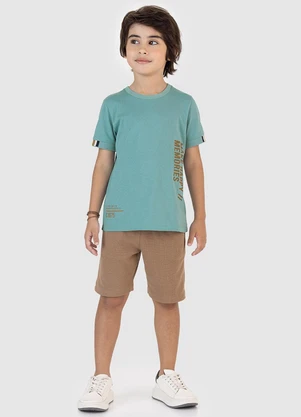 Carinhoso - Conjunto Make Happy Memories Azul Turquesa - CARINHOSO