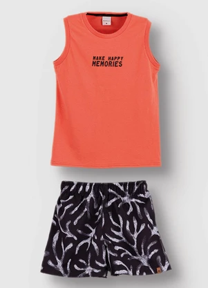 Carinhoso - Conjunto Make Happy Memories Laranja - CARINHOSO