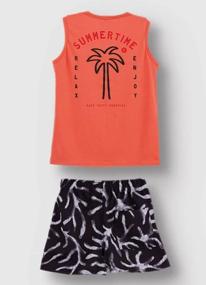 Carinhoso - Conjunto Make Happy Memories Laranja - CARINHOSO