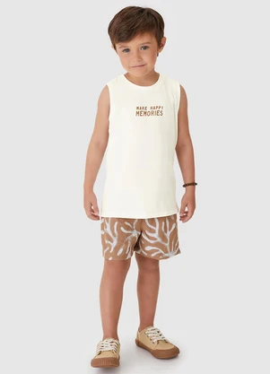 Carinhoso - Conjunto Make Happy Memories Off White - CARINHOSO