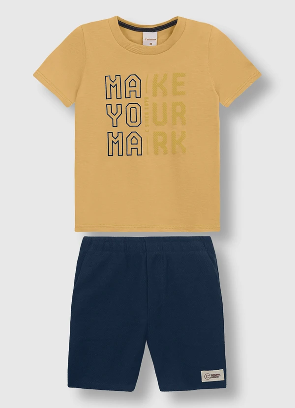 Carinhoso - Conjunto Make Your Mark Amarelo