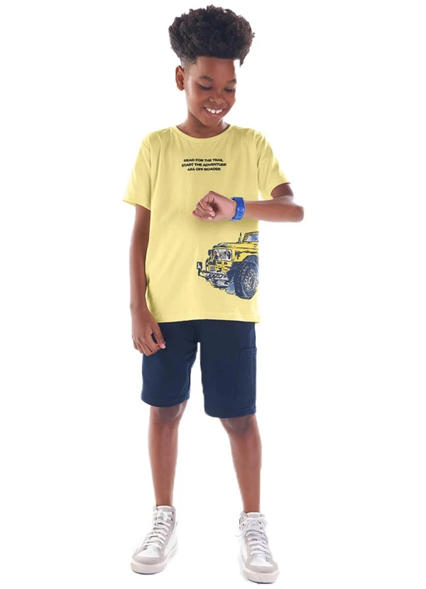 Pulla Bulla - Conjunto Malha Amarelo