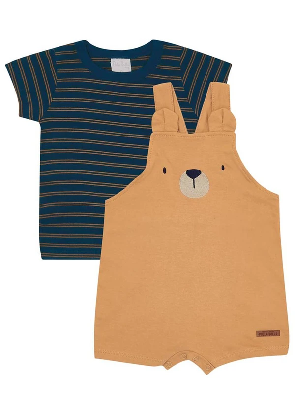 Pulla Bulla - Conjunto Malha Azul Marinho