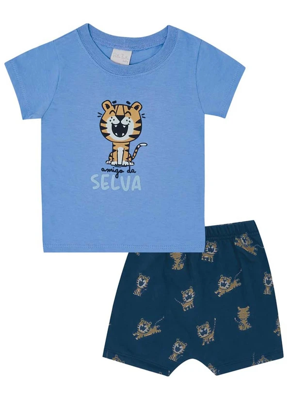 Pulla Bulla - Conjunto Malha Azul 1