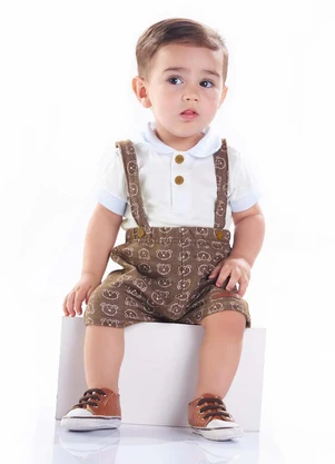 Pulla Bulla - Conjunto Malha Branco - PULLA BULLA