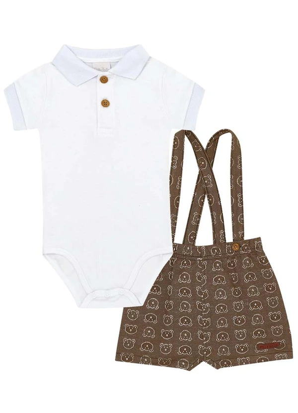 Pulla Bulla - Conjunto Malha Branco 2