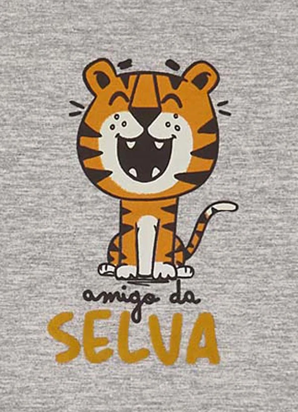 Pulla Bulla - Conjunto Malha Cinza 4