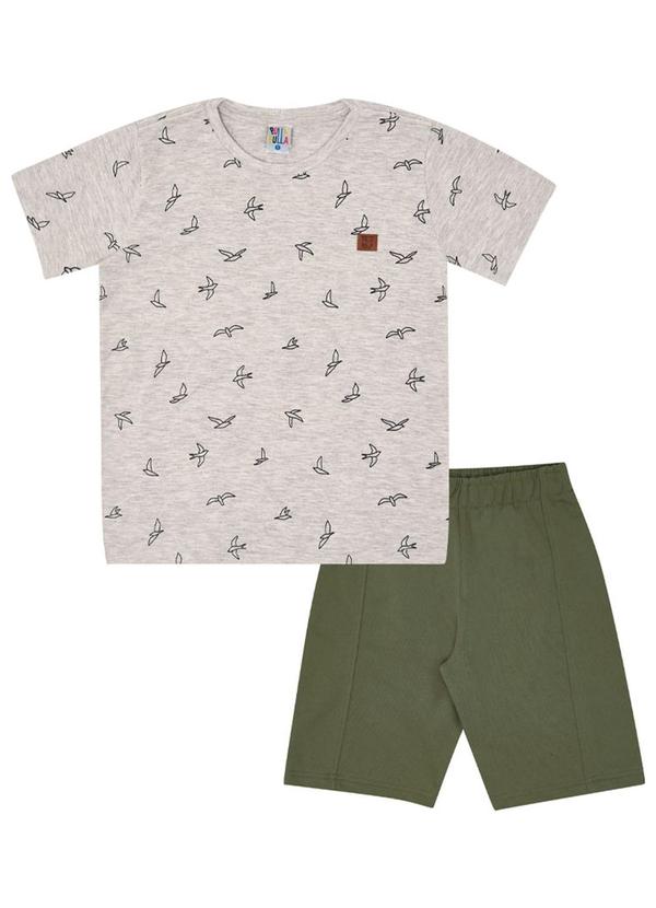 Pulla Bulla - Conjunto Malha Cinza 2