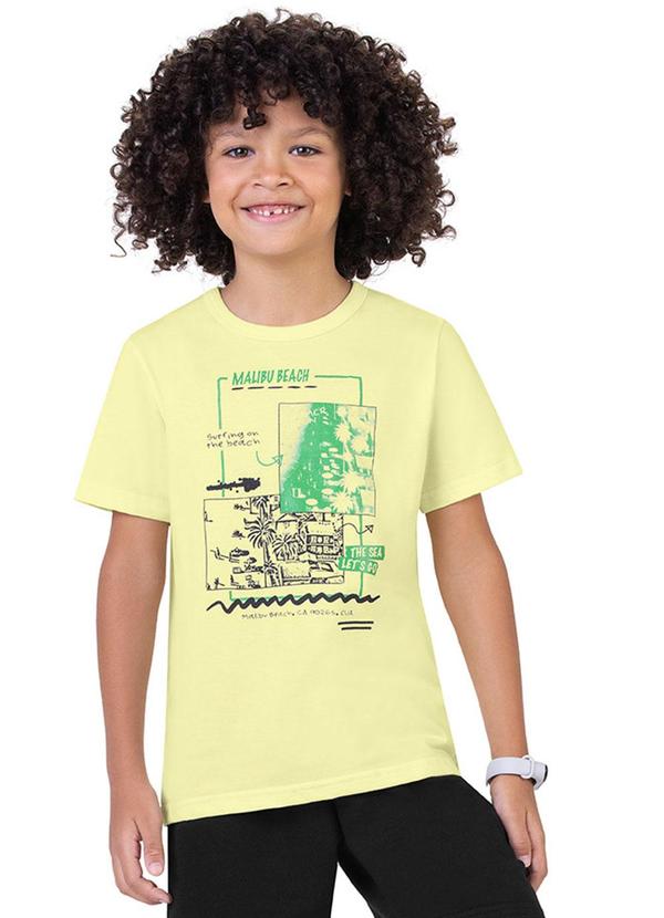 Alenice - Conjunto Malibu Beach Menino Amarelo