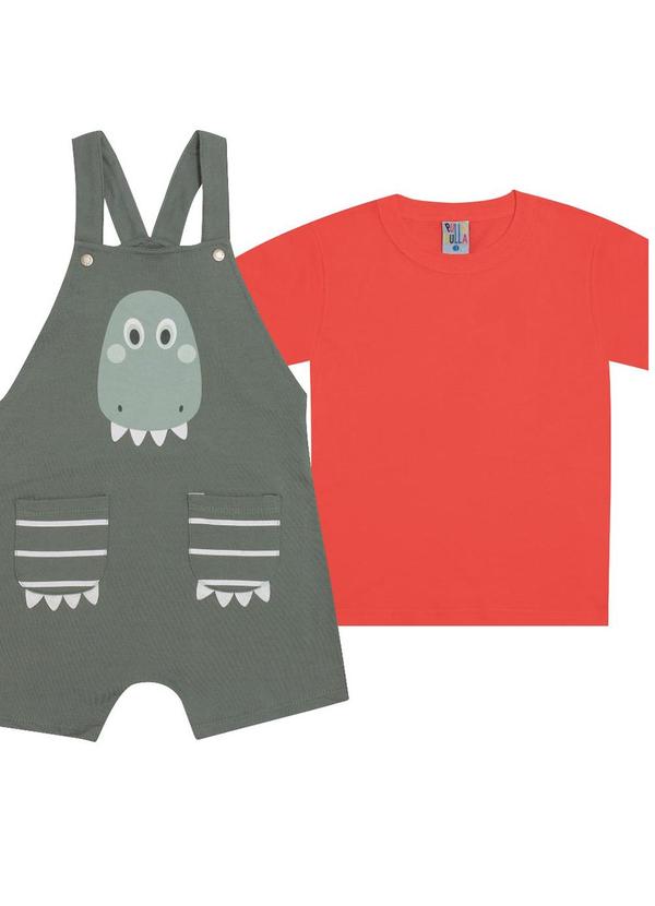 Pulla Bulla - Conjunto Manga Curta Menino Verde