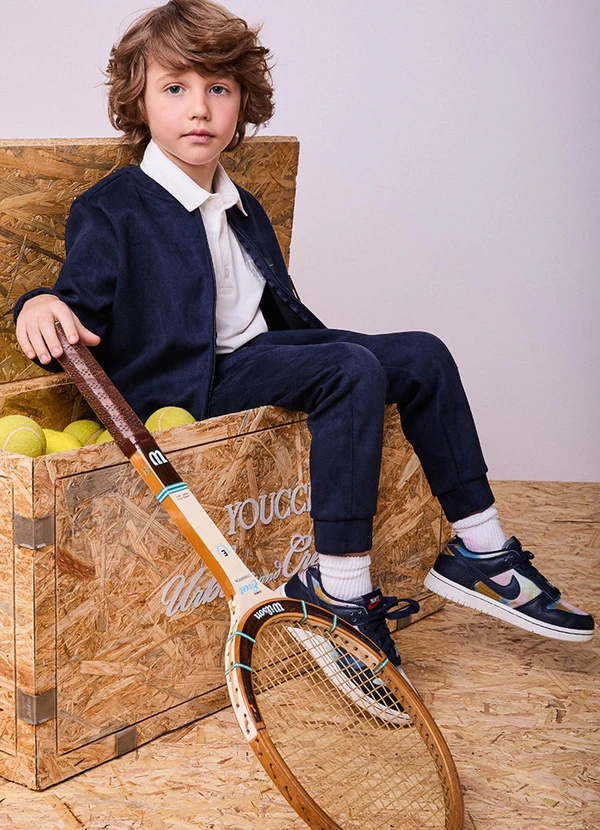 Youccie - Conjunto Marinho de Suede Marinho 3