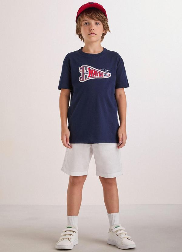 Youccie - Conjunto Marinho Estampado Azul