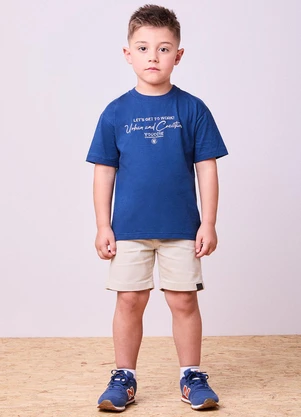 Youccie - Conjunto Marinho Estampado Azul - YOUCCIE