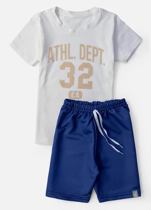 Keki Boys - Conjunto Masculino Athl.Dept.32 Creme - KEKI BOYS