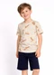 Select - Conjunto Masculino Bermuda e Blusa Verde - variação: Verde