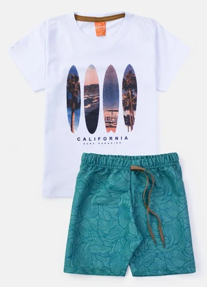 Torrox - Conjunto Masculino Califórnia Branco - TORROX