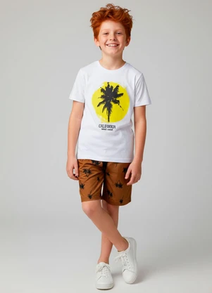 Keki Boys - Conjunto Masculino California Branco - KEKI BOYS