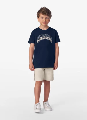 Trick Nick - Conjunto Masculino Camiseta com Bermuda Azul - TRICK NICK