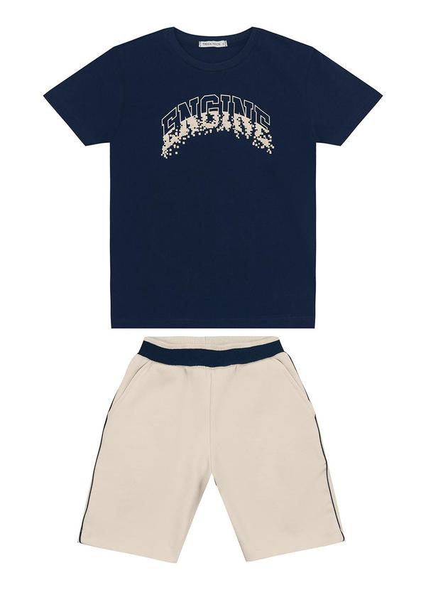 Trick Nick - Conjunto Masculino Camiseta com Bermuda Azul 2