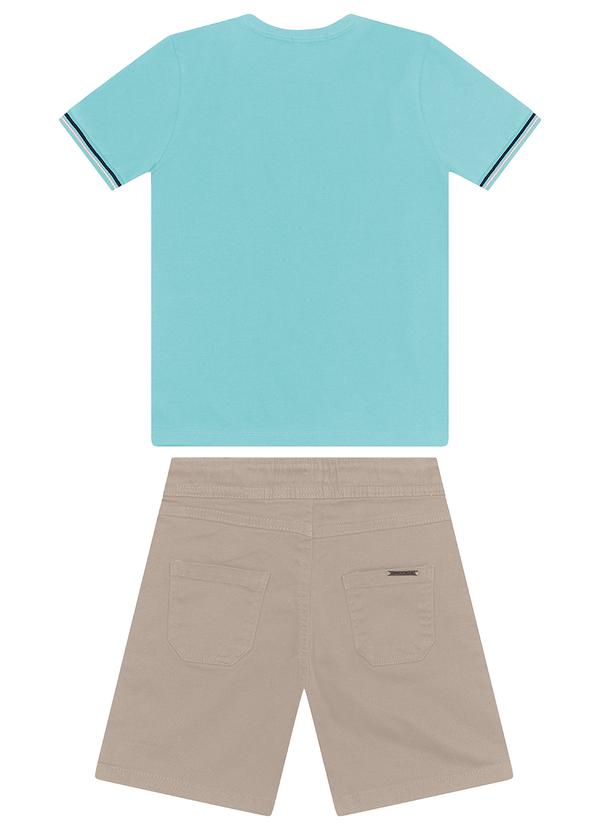 Trick Nick - Conjunto Masculino Camiseta com Bermuda Azul 2