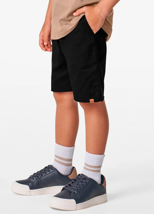 Trick Nick - Conjunto Masculino Camiseta com Bermuda Marrom 4