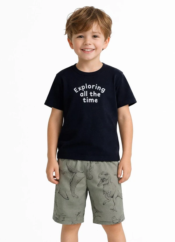 Select - Conjunto Masculino Camiseta e Bermuda Verde