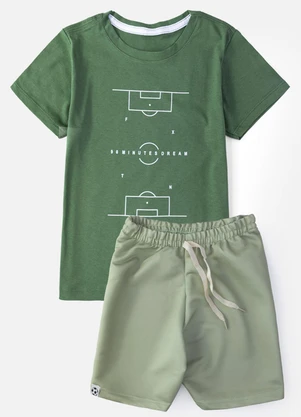 Keki Boys - Conjunto Masculino Campo de Futebol Verde - KEKI BOYS