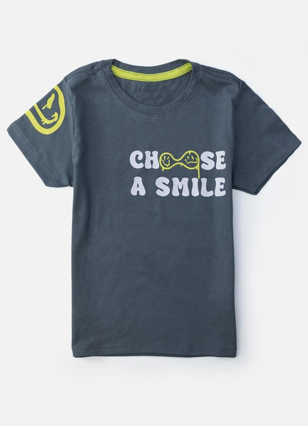 Keki Boys - Conjunto Masculino Choose a Smile Chumbo 4