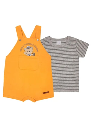 Pulla Bulla - Conjunto Menino Cinza - PULLA BULLA