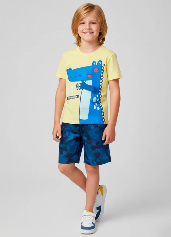 Torrox - Conjunto Masculino Crocodilo Amarelo 1