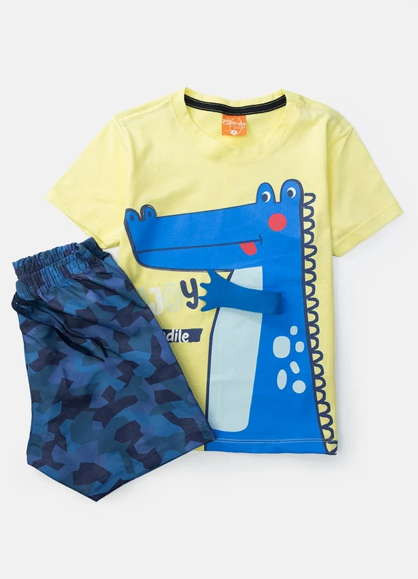 Torrox - Conjunto Masculino Crocodilo Amarelo 3