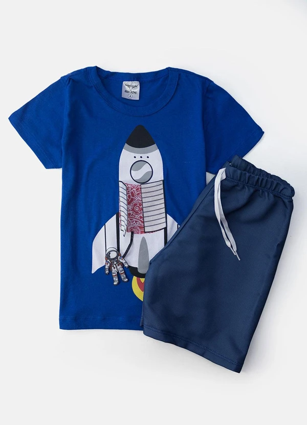 Keki Boys - Conjunto Masculino Foguete Azul 2