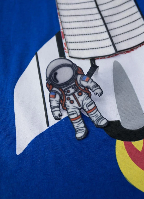 Keki Boys - Conjunto Masculino Foguete Azul 6